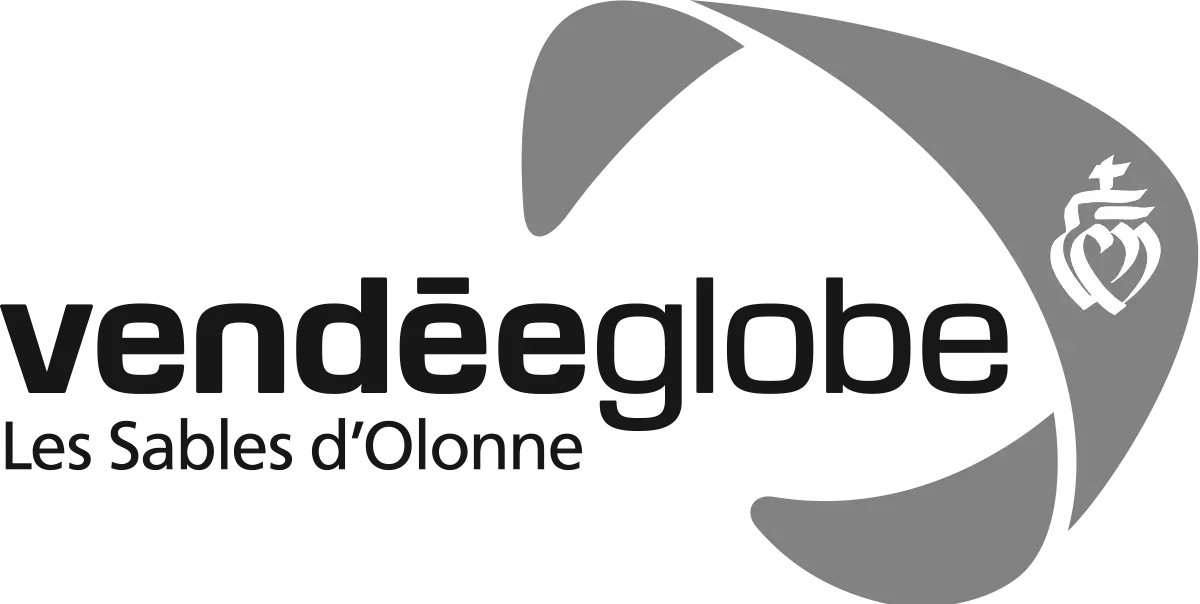 logo de la socièté Vendée Globe en collaboration avec helly hansen
